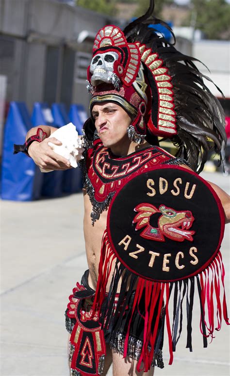 Why is sdsu mascot an aztec